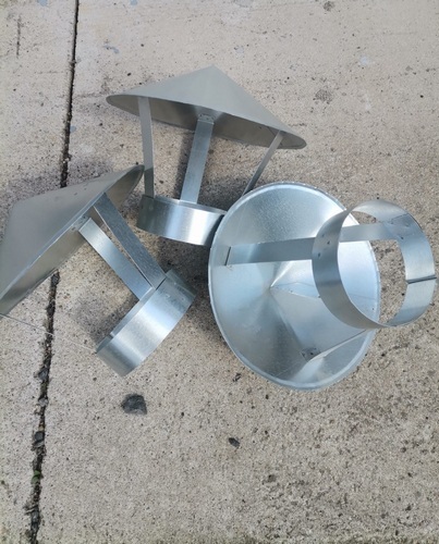 Интернет распродажа: зонтики оцинкованные на дымоходную трубу или трубу вентиляции